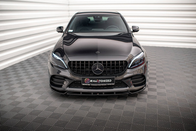 Lame Du Pare-Chocs Avant V.2 Mercedes-Benz C AMG Line Sedan / Coupe / Estate W205 / C205 / S205 Facelift