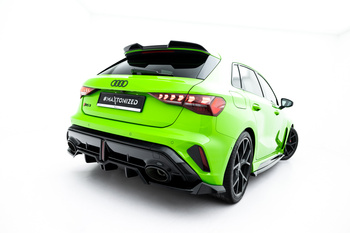 Arriere Splitter (avec une barre verticale) V.1 Audi RS3 Sportback 8Y Facelift