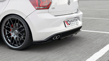 Arriere Splitter (avec une barre verticale) Volkswagen Polo GTI / R-line Mk6