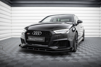 Street Pro Lame Du Pare-Chocs Avant  V.1 + Flaps Audi RS3 Sedan 8V Facelift
