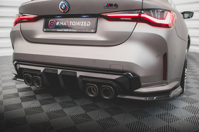 Fibre de Carbone Lames De Pare-Chocs Arrière Latérales BMW M4 G82 / G82 Facelift