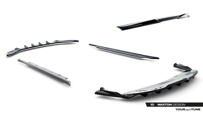 Ensemble Diffuseur Tesla Model S Plaid Mk1 Facelift