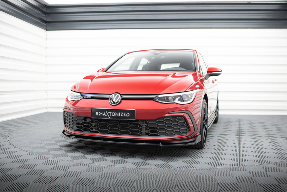Lame Du Pare-Chocs Avant V.3 + Ailerons Volkswagen Golf GTI / GTE / GTD / R-Line Mk8