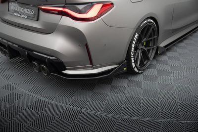 Lames De Pare-Chocs Arrière Latérales  V.3 CSL Look BMW M4 G82 / G82 Facelift