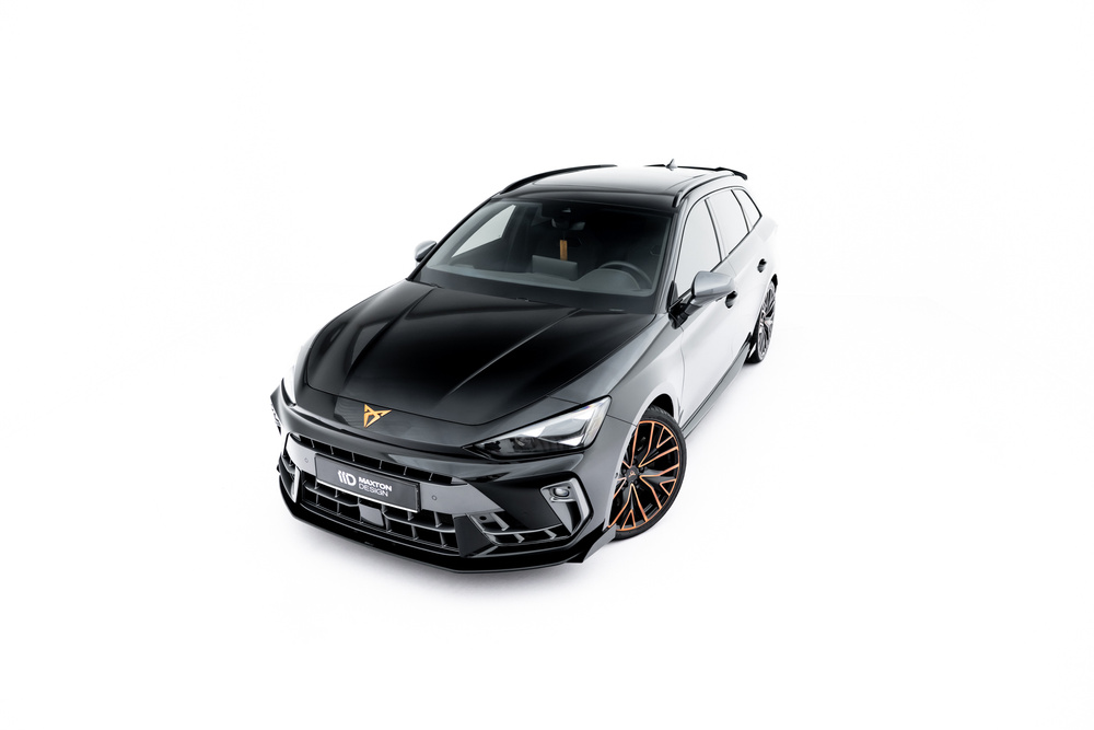 Street Pro Lame Du Pare-Chocs Avant + Flaps Cupra Leon ST / Hatchback Mk1 Facelift