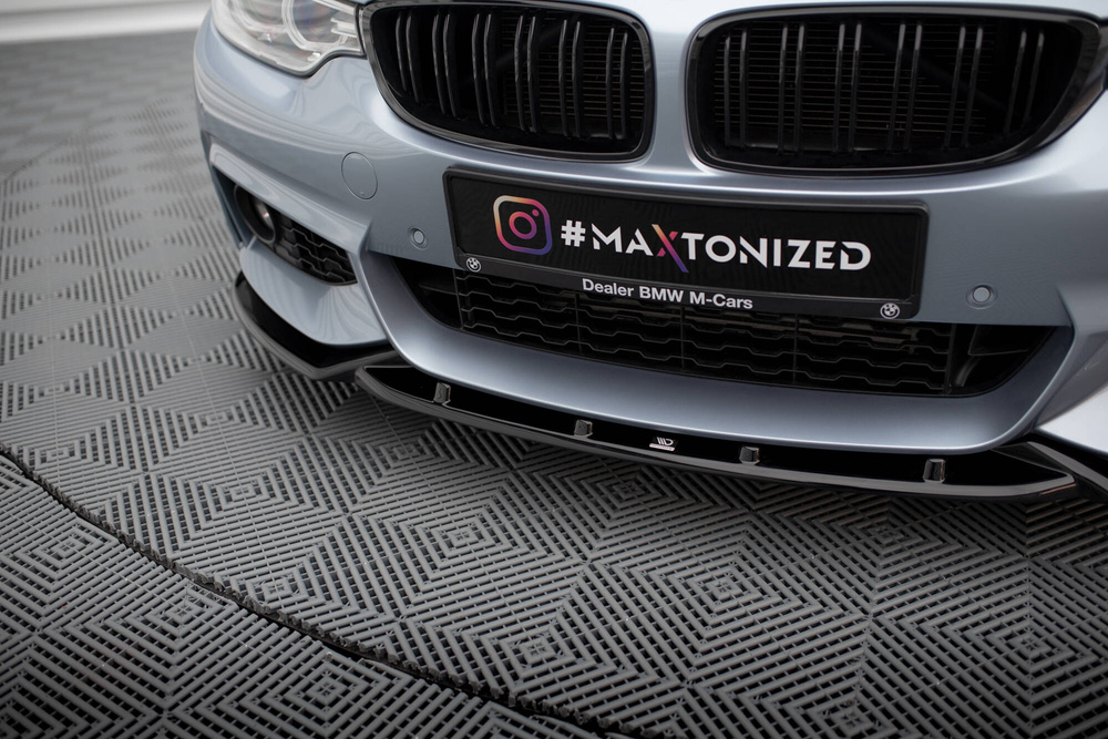 Lame Du Pare-Chocs Avant V.3 BMW 4 Coupe / Gran Coupe / Cabrio M-Pack F32 / F36 / F33