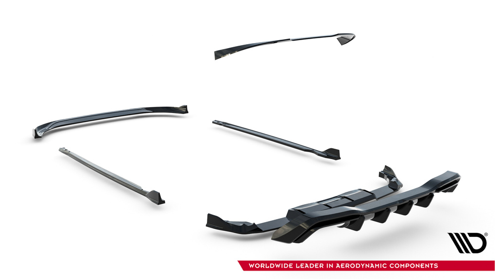 Ensemble Diffuseur V.6 Volkswagen Golf R Hatchback Mk8 Facelift