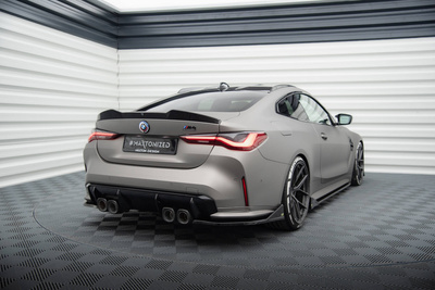 Lames De Pare-Chocs Arrière Latérales  V.3 CSL Look BMW M4 G82 / G82 Facelift