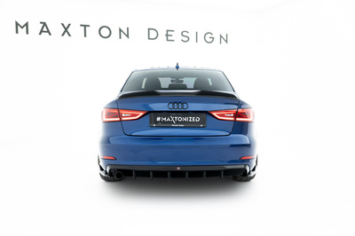 Diffuseur Arrière Complet Audi A3 Sedan 8V (Version avec embouts d'échappement simples d'un côté)