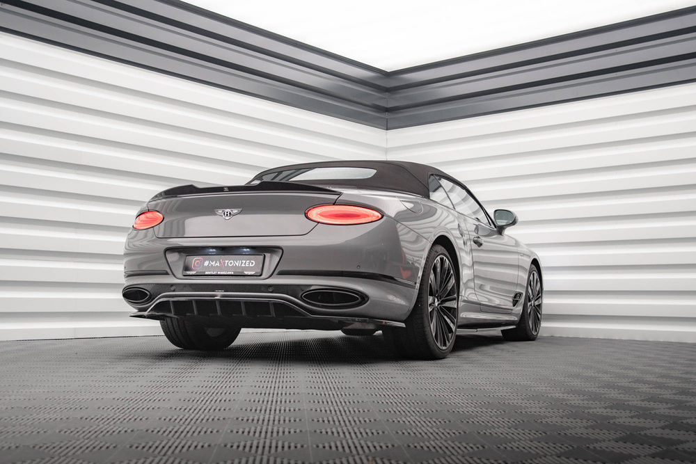 Arriere Splitter (avec une barre verticale) Bentley Continental Convertible GT Mk3