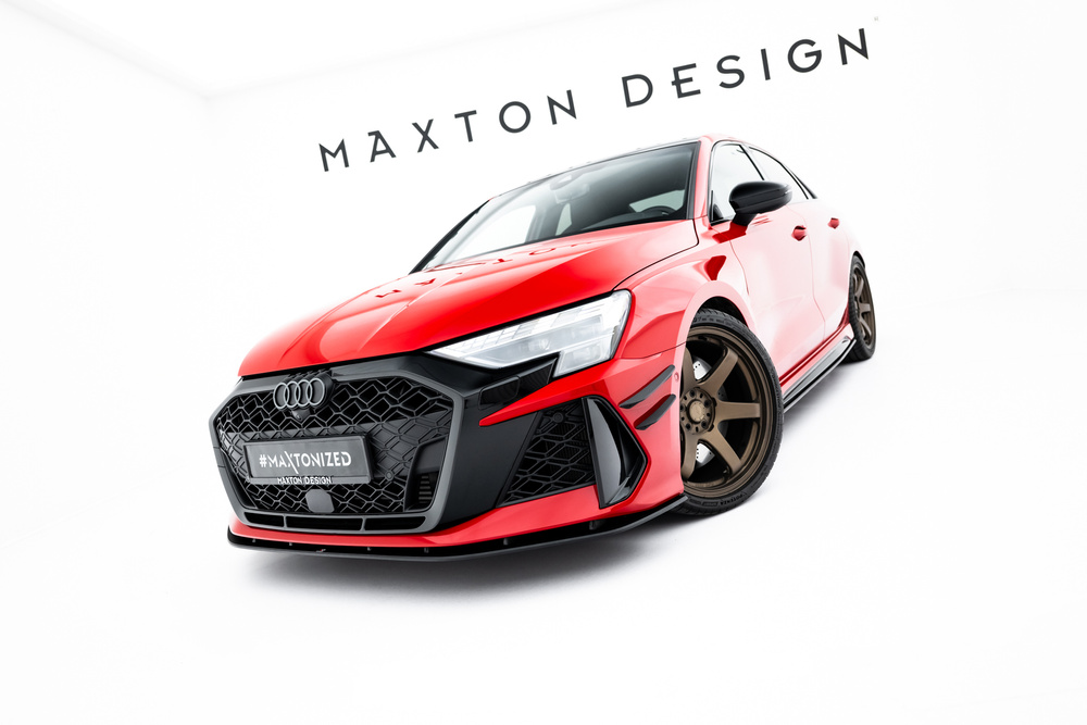 Ailes de pare-chocs avant (Canards) Audi RS3 Sedan 8Y Facelift