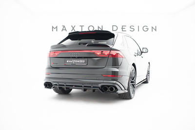 Arriere Splitter (avec une barre verticale) V.2 Audi SQ8 / Q8 S-Line Mk1 Facelift
