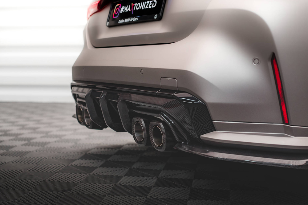 Fibre de Carbone Diffuseur Arrière BMW M4 G82 / G82 Facelift