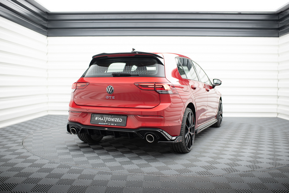 Lames De Pare-Chocs Arrière Latérales V.4 + Ailerons Volkswagen Golf GTI / GTE Mk8