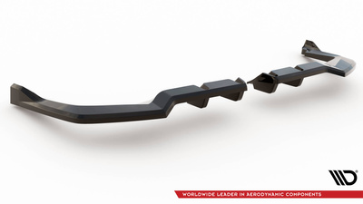 Arriere Splitter (avec une barre verticale) V.2 Honda Civic Type-R Mk 11
