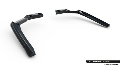 Arriere Splitter (avec une barre verticale) V.1 BMW 5 / i5 M-Pack Sedan / Touring G60 / G61
