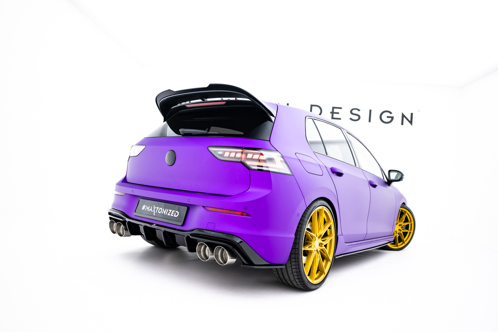 Street Pro Lame Du Pare Chocs Arriere V.2 Volkswagen Golf R Mk8 / Mk8 Facelift