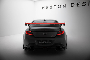 Carbon Spoiler With External Brackets Uprights + LED Toyota GR86 / Subaru BRZ Mk2