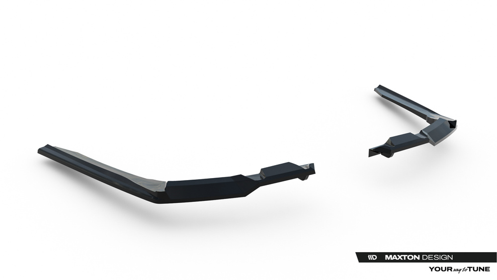 Arriere Splitter (avec une barre verticale) V.2 BMW 5 / i5 M-Pack Sedan / Touring G60 / G61