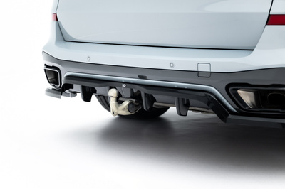 Arriere Splitter (avec une barre verticale) V.2 BMW X5 M-Pack G05 Facelift