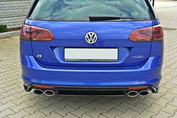 Arriere Splitter VW GOLF MK7 R ESTATE (sans une barre verticale)