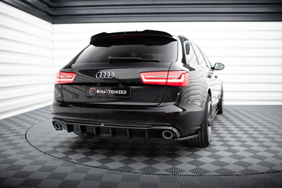 Diffuseur Arrière Complet Audi A6 Sedan / Avant C7 (Version mit Einzelauspuff auf beiden Seiten)