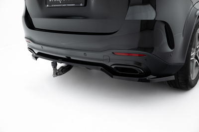 Arriere Splitter (avec une barre verticale) Mercedes-Benz GLE SUV AMG-Line W167 / W167 Facelift