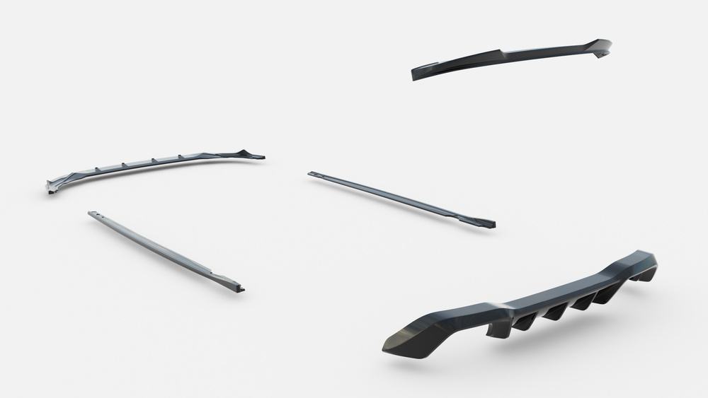 Ensemble Diffuseur Volkswagen Golf R Hatchback Mk8