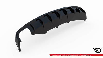 Diffuseur Arrière Complet Audi A4 B8 (Version double échappement simple face)