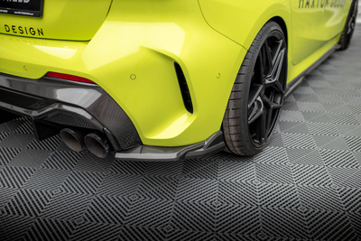 Fibre de Carbone Lames De Pare-Chocs Arrière Latérales BMW 1 M-Pack /  M135i / 128ti F40