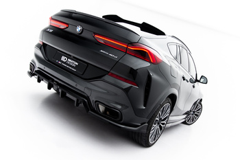 Arriere Splitter (avec une barre verticale) V.2 BMW X6 M-Pack G06 Facelift