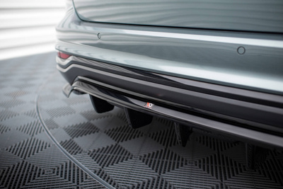 Arriere Splitter (avec une barre verticale) Audi A6 Allroad C8