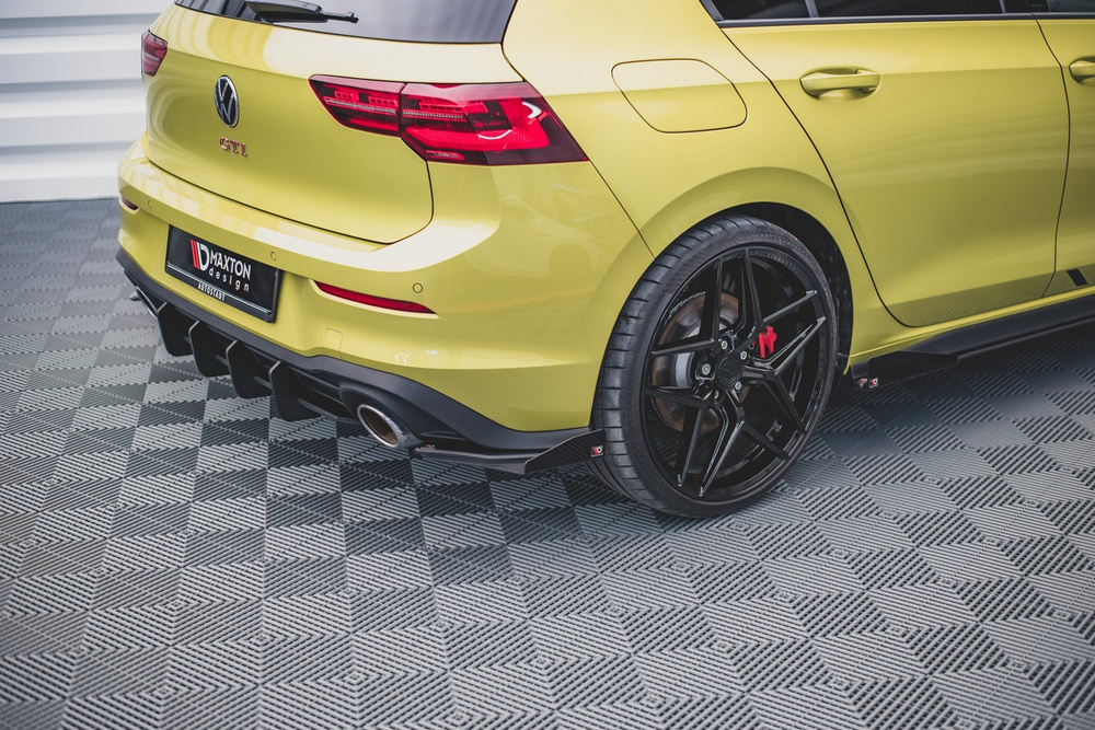 Street Pro Lame Du Pare Chocs Arriere + Flaps Volkswagen Golf GTI Clubsport Mk8