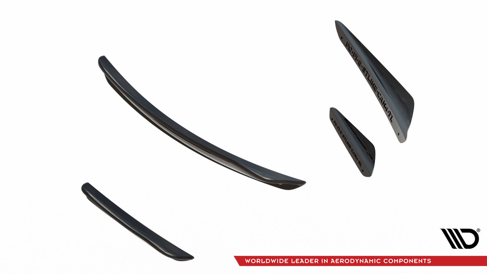 Ailes de pare-chocs avant (Canards) V.3 Ford Fiesta Mk8 ST / ST-Line