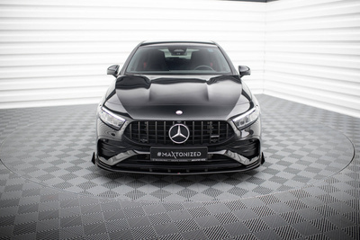 Street Pro Lame Du Pare-Chocs Avant  + Flaps Mercedes-AMG A35 W177 Facelift