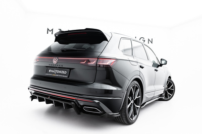 Arriere Splitter (avec une barre verticale) Volkswagen Touareg R-Line Mk3 Facelift