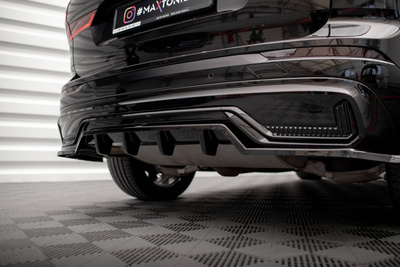 Arriere Splitter (avec une barre verticale) Volvo XC60 R-Design Mk2 Facelift