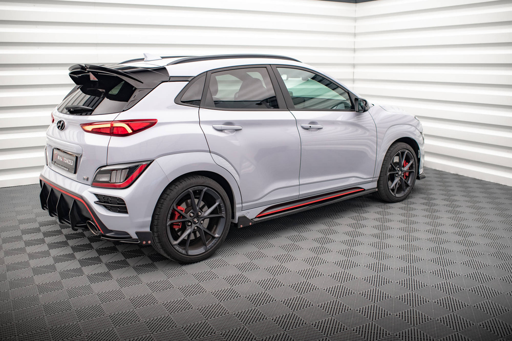 Rajouts Des Bas De Caisse V.1 + Flaps Hyundai Kona N Mk1