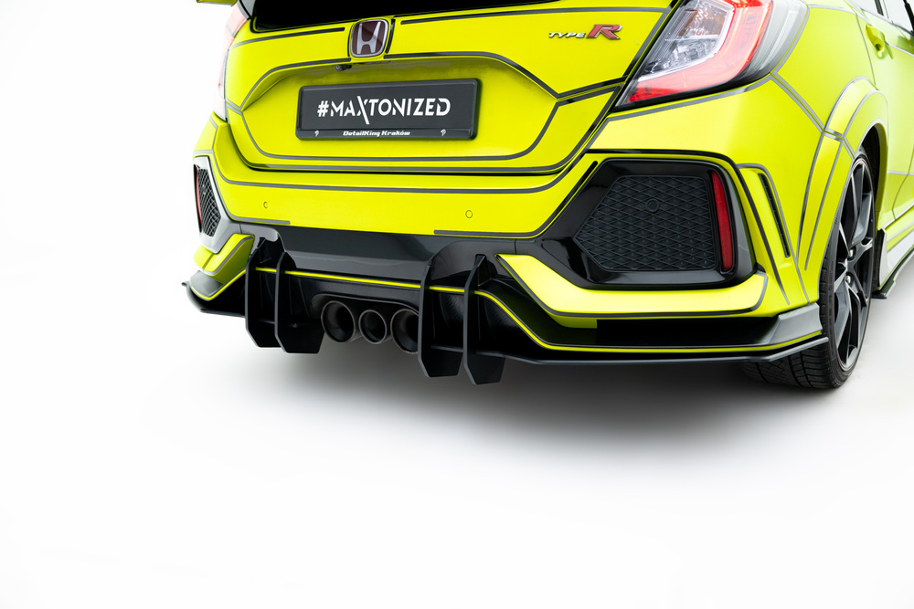 Street Pro Diffuseur Arrière Complet V.2 Honda Civic Type-R Mk10 / Mk10 Facelift