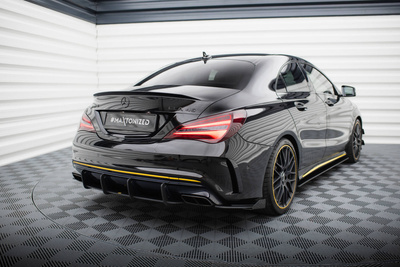 Street Pro Lame Du Pare Chocs Arriere + Flaps Mercedes-AMG CLA 45 C117 Facelift