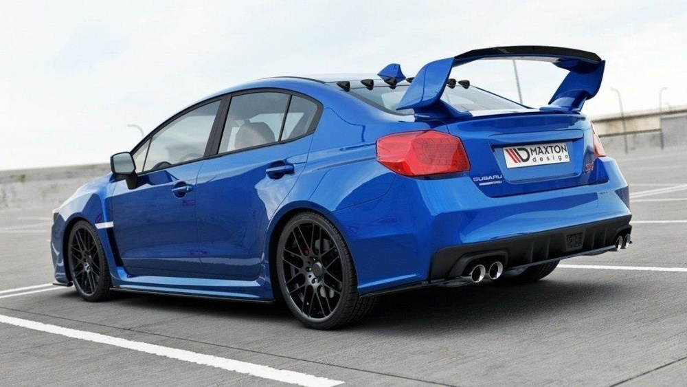 Lames De Pare-Chocs Arrière Latérales V.1 Subaru Impreza WRX STI Mk4 / Mk4 Facelift