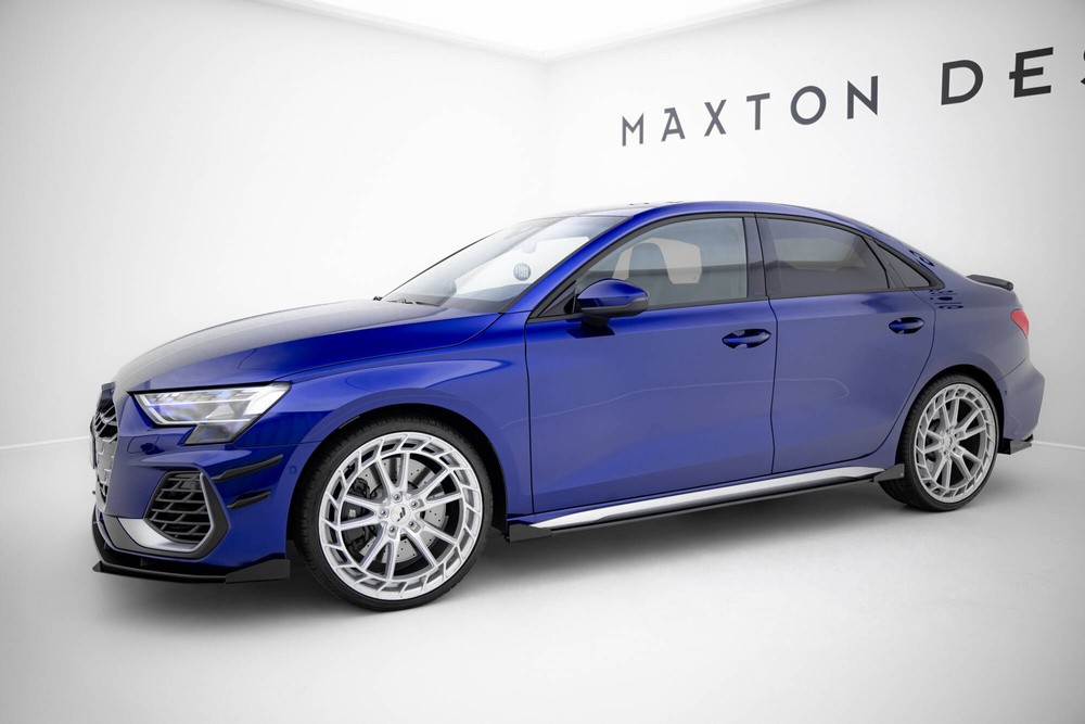 Street Pro Rajouts Des Bas De Caisse V.2 + Flaps Audi A3 S-Line Sedan / S3 Sedan 8Y / 8Y Facelift