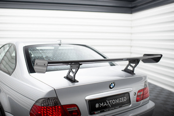 Carbon Spoiler With Internal Brackets Uprights BMW 3 Coupe E46