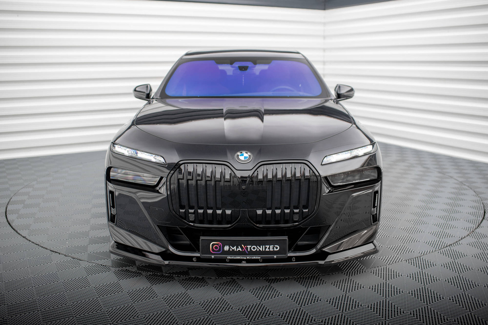 Lame Du Pare-Chocs Avant V.1 BMW 7 M-Pack / M760e / i7 M-Pack G70  