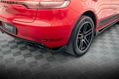 Lames De Pare-Chocs Arrière Latérales Porsche Macan GTS / Sport Design Mk1 Facelift