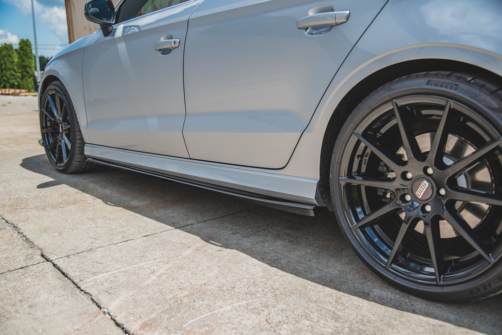 Rajouts Des Bas De Caisse V.2 Audi S3 / A3 S-Line Sedan 8V Facelift