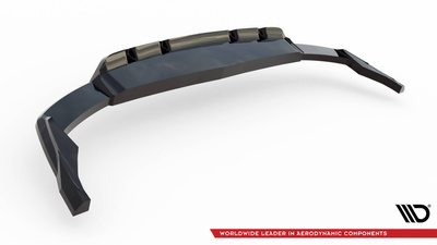 Arriere Splitter (avec une barre verticale) V.2 Audi SQ8 / Q8 S-Line Mk1 Facelift