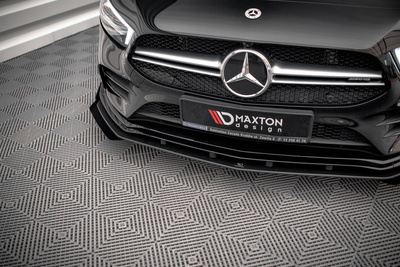 Street Pro Lame Du Pare-Chocs Avant  + Flaps Mercedes A35 AMG / AMG-Line Aero Pack W177