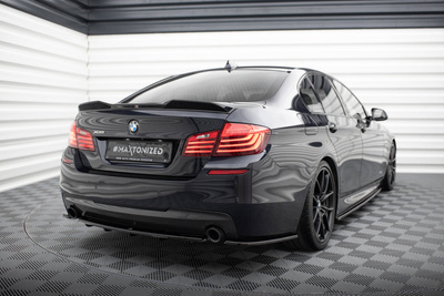Arriere Splitter BMW 5 M-Pack Sedan/Touring F10/F11 (avec deux extrémités d'échappement simples)