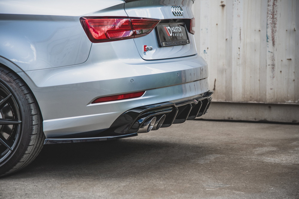 Lames De Pare-Chocs Arrière Latérales V.2 Audi S3 Sedan 8V Facelift